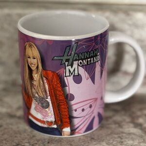 Hannah Montana Mug Ceramic cup 2008 Y2K Miley Cyrus in Great Condition